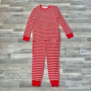 Target Men's NWT Red White Stripe Pajama Set Size Large Cotton R23